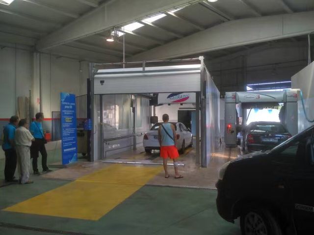 automatic car wash machine room